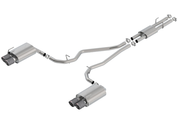 Borla Cat-Back Exhaust System - ATAK — for select Ford and Lincoln vehicles (140821CF)