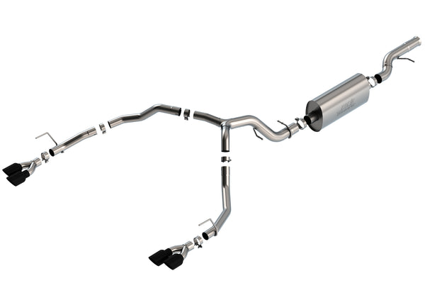 Borla Cat-Back Exhaust System - Touring — 2021+ Chevrolet Tahoe, 4WD