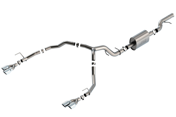 Borla Cat-Back Exhaust System - S-Type — 2021+ Chevrolet Tahoe, 4WD