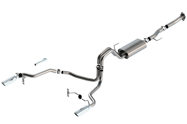 Borla Cat-Back Exhaust System - S-Type — 2021-2026 Ford F-150 (140868)