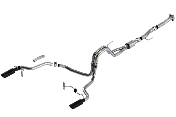Borla Système d'échappement Cat-Back - ATAK — 2021-2026 Ford F-150 (140869BC)