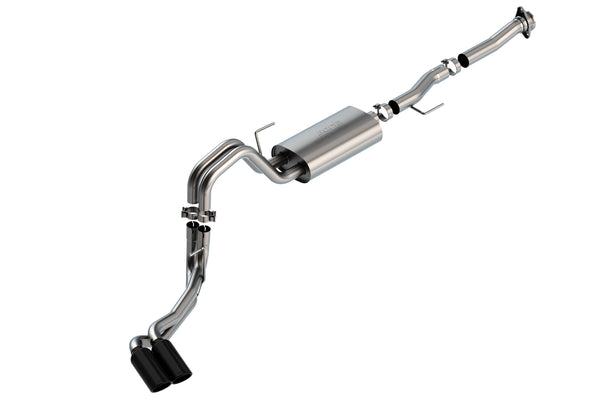 Borla Système d'échappement Cat-Back - S-Type — 2021-2026 Ford F-150 (140876BC)