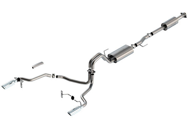 Borla Système d'échappement Cat-Back - S-Type — 2021-2023 Ford F-150
