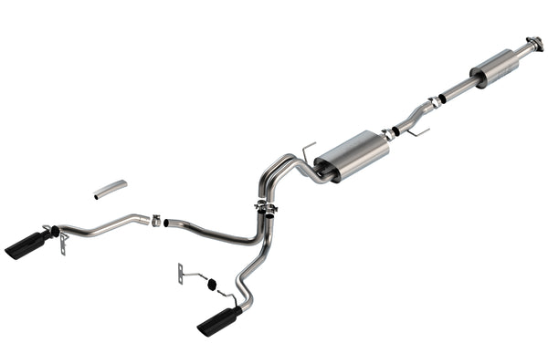 Borla Système d'échappement Cat-Back - S-Type — 2021-2023 Ford F-150