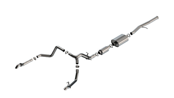 Borla Cat-Back Exhaust System - S-Type — 2022-2023 Chevrolet Silverado 1500 / GMC Sierra 1500 (140914)