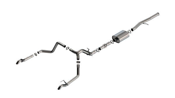 Borla Cat-Back Exhaust System - ATAK — 2022-2023 Chevrolet Silverado 1500 / GMC Sierra 1500 (140915)