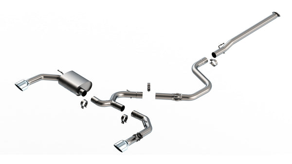 Borla Cat-Back Exhaust System - ATAK, 3" — 2022-2023 Hyundai Elantra N