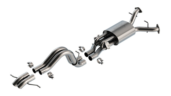 Borla Cat-Back Exhaust System - ATAK, Stainless — 2023+ Ford Bronco