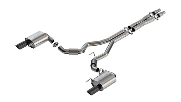 Borla Cat-Back Exhaust System - S-Type — 2024-2026 Ford Mustang (140960BC)