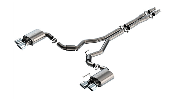 Borla Cat-Back Exhaust System - S-Type — 2024+ Ford Mustang