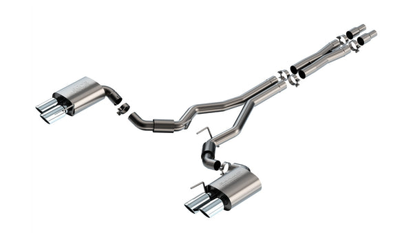 Borla Cat-Back Exhaust System - S-Type — 2024-2026 Ford Mustang (140969)