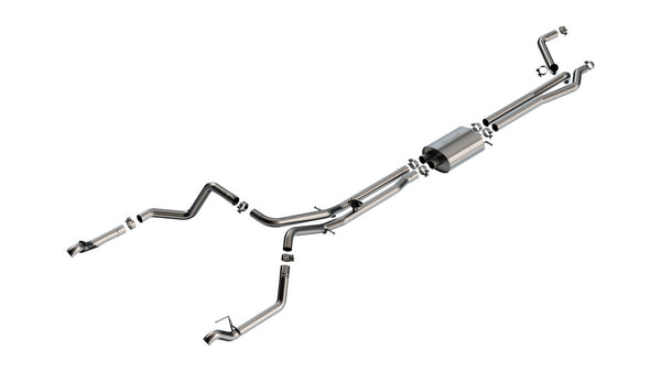 Borla Cat-Back Exhaust System - S-Type — 2024-2026 Chevrolet Silverado 1500 / GMC Sierra 1500 (140999)