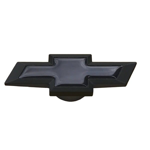 Proform Extra-Large Air Cleaner Center Nut Chevy Bowtie Style Black Crinkle with Black