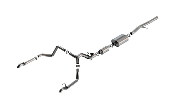 Borla Cat-Back Exhaust System - S-Type — 2024-2026 Chevrolet Silverado 1500 / GMC Sierra 1500 (141003)
