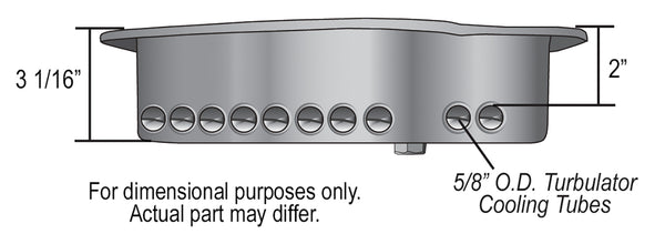 Derale Transmission Cooling Pan, Reduces Fluid Temps up to 50°F, Increase Capacity — Black, for select Chevrolet and GMC vehicles (14201)