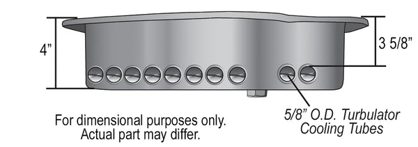 Derale Transmission Cooling Pan, Reduces Fluid Temps up to 50°F, Increase Capacity — Black, for select Dodge vehicles (14210)