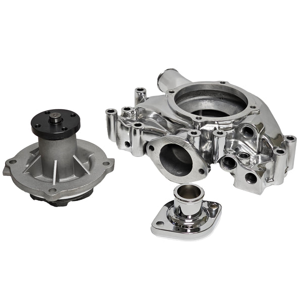 PRW - Water Pump Kit & HOUSING, high-performance, polished housing & as-cast pump - 1444014