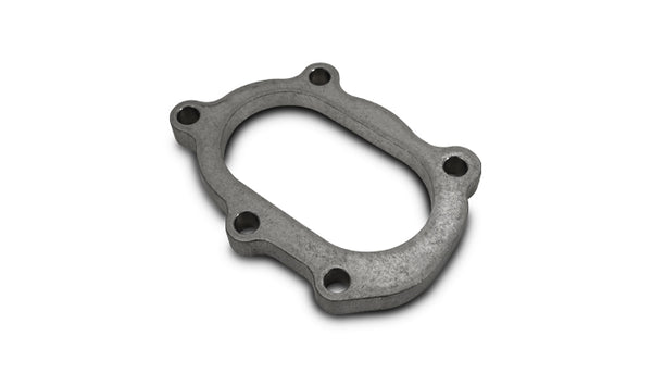 Vibrant Performance - 14480 - 5 Bolt with Divorced Ports Turbo Discharge Flange for GT25R/GT28R (Oval)