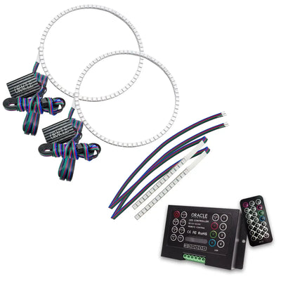Oracle 21-22 Ford Bronco Headlight Halo Kit w/DRL Bar - Base Headlights -w/2.0 Controller