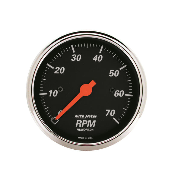 AutoMeter 3-1/8" IN-Dash Tachometer, 0-7,000 RPM, Designer Black
