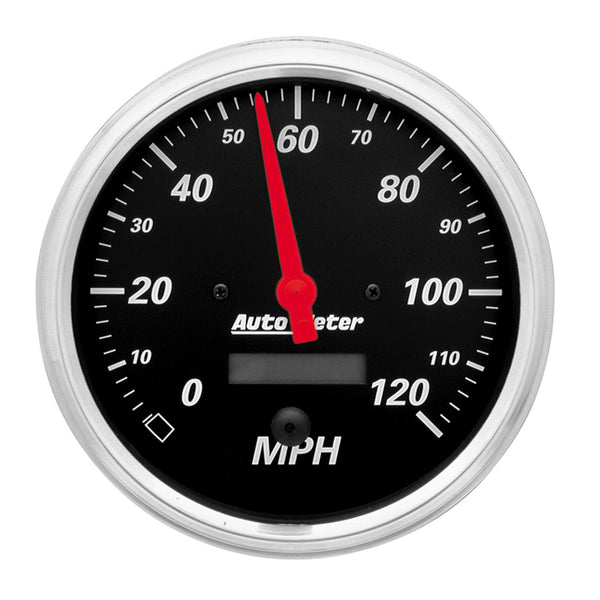 AutoMeter Indicateur de vitesse 5 po, 0-120 MPH, Designer Black