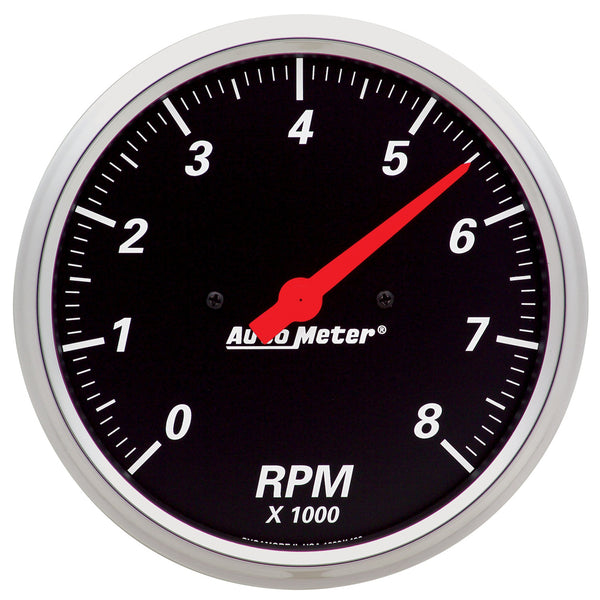 AutoMeter 5" IN-Dash Tachometer, 0-8,000 RPM, Designer Black