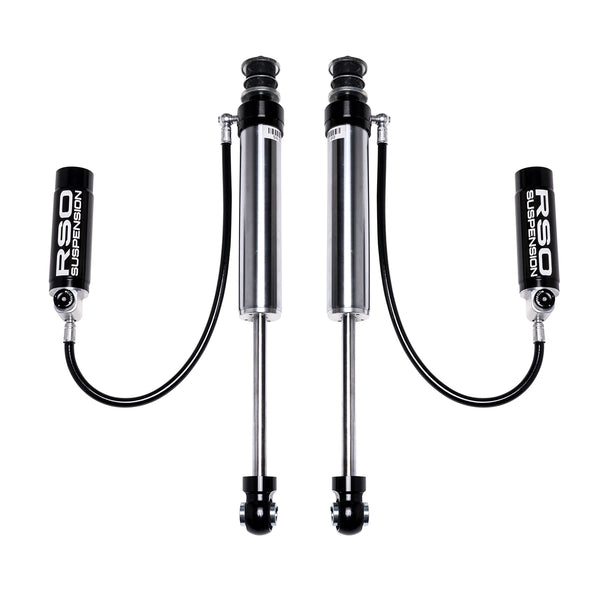 Raptor Series RSO Rear 2.5 Adjustable Remote Reservoir Shocks 0-3in Lift — Powder Coated (150310-425601)