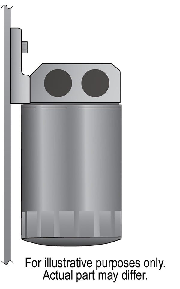 Derale Side Ports Filter Mount Kit, 1/2" NPT