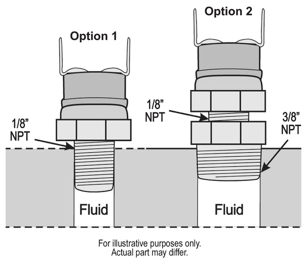Derale 180°F Fan Switch Controller Relay Kit, 1/8" & 3/8" NPT