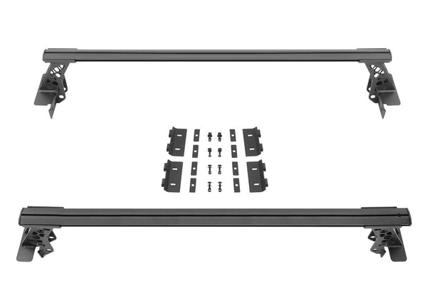 Go Rhino Xrs Cross Bars Kit For Full Size Truck Mounts To Bed Rails with Out Tonneau Covers Rises 6In (5935001T)