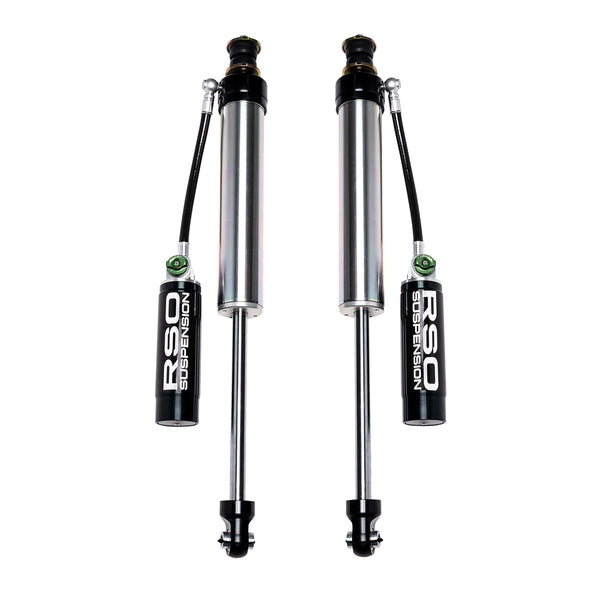 Raptor Series RSO Front 2.5 Adjustable Remote Reservoir Shocks 1-3in Lift for Wrangler JK/JKU