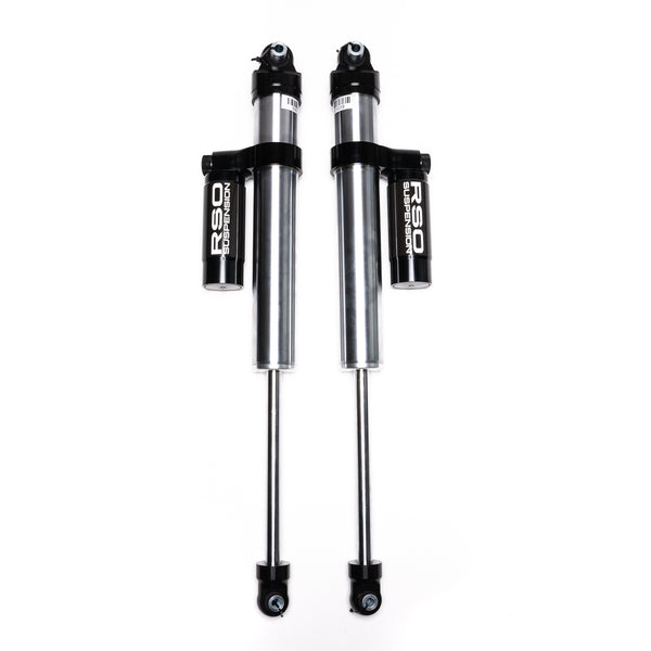 Raptor Series RSO Rear 2.5 Adjustable Compression Piggyback Reservoir Shocks 1-3in Lift — Powder Coated (170118-437900)
