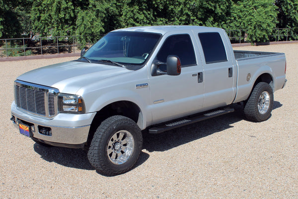 Raptor Series 6" OEM Style Running Boards Black Textured Aluminum — 1999-2016 Ford F-250 Super Duty / F-350 Super Duty - 1703-0344BT