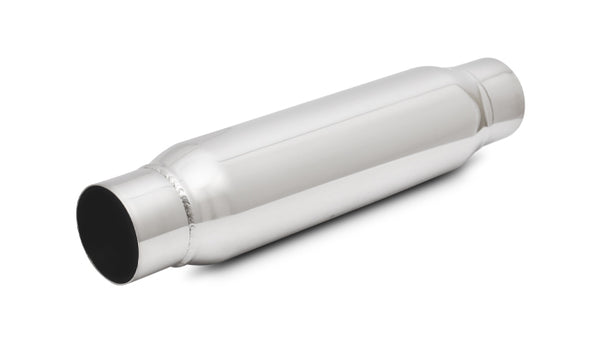 Vibrant Performance - 17890 - Bottle Style Resonator, 2.00 in. inlet/outlet x 12 in. Long