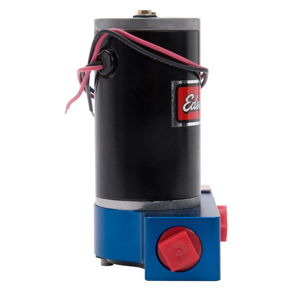 Edelbrock Quiet-Floâ„¢ In-Line Blue Electric Fuel Pump - 160 GPH
