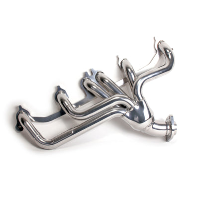BBK Collecteur court à longueur accordée 91-99 Jeep 4.0L - céramique argent