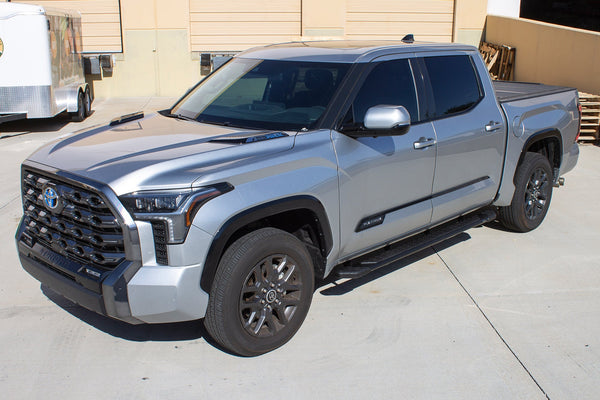 Raptor Running Boards — 2022+ Toyota Tundra — Black (RAP1904-0142BT)