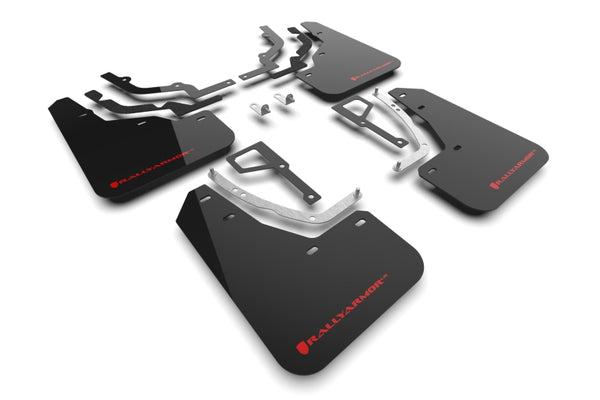 Rally Armor 25-26 Hyundai Ioniq 5 N Black Mud Flap w/Red Logo