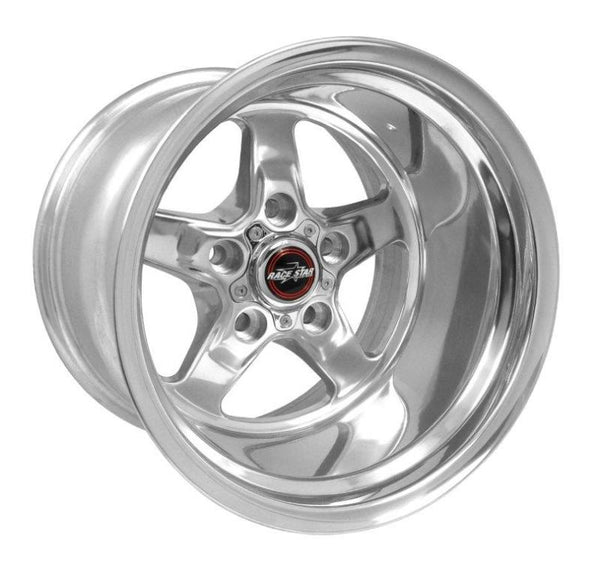 Race Star Roue 92 Drag Star 15x12.00 5x4.75bc 4.00bs perçage direct - poli