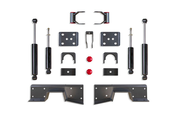 Maxtrac Suspension 1999-2006 Silv/Sierra 1500/2001-2006 Silv/Sierra 2500/3500 HD 2WD Rear 5" Lowering Box Kit