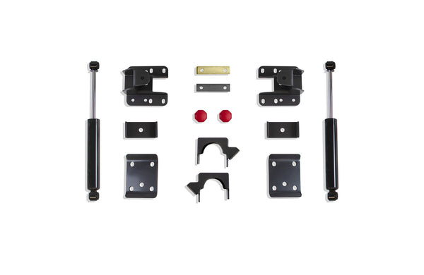 MaxTrac Boîte de composants pour ensemble d'abaissement 3 po/5 po — ensemble de boîte d'abaissement arrière 5 po/6 po (sans MagneRide) — 2007-2018 Chevrolet Silverado 1500 Classic (201360)