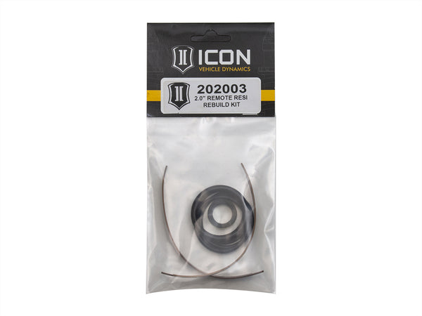 ICON 2.0 Aluminum Series Shock Absorber, Rebuild Kit, Remote Reservoir