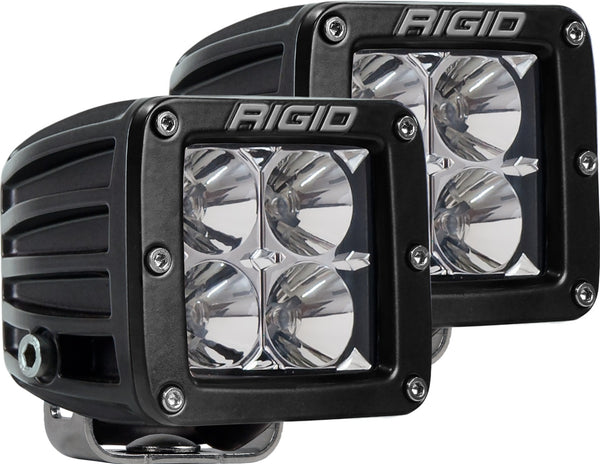 Rigid Industries Dseries Pro Flood Surface Mount Black 2 Lights