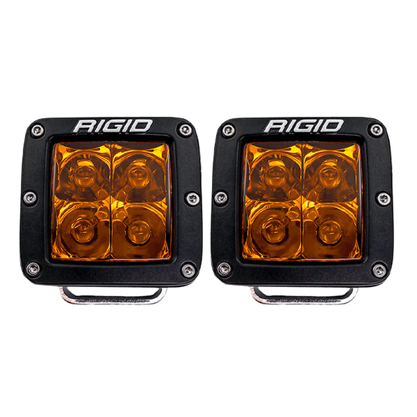 Rigid Industries Dseries Spot With Amber Pro Lens Pair