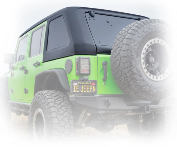 Turn Offroad Toit rigide Fastback 1 pièce 2007-2018 Jeep JK 4 portes