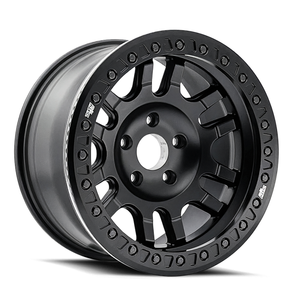 Dirty Life Roue 9314 Canyon Race 17x9 / 5x127 / déport -38mm / moyeu 71.5mm - noir mat