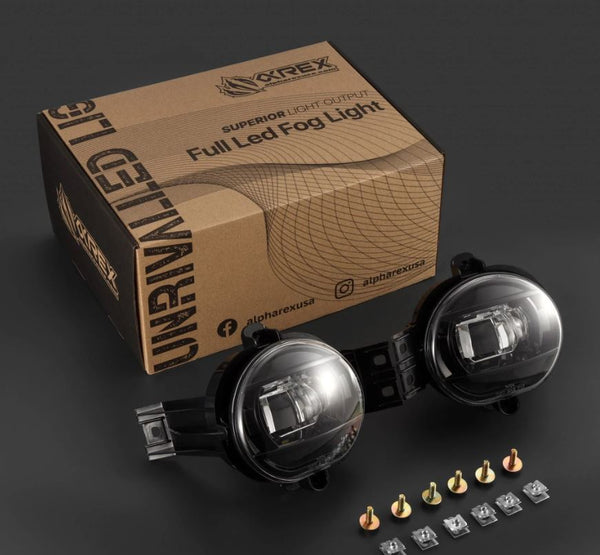 AlphaRex DoubleTap Dual Color LED Projector Fog Lights - 210005