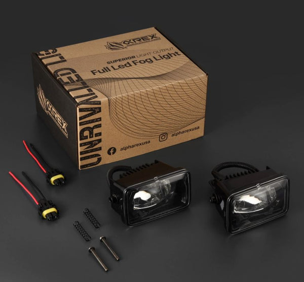 AlphaRex DoubleTap Dual Color LED Projector Fog Lights - 210009
