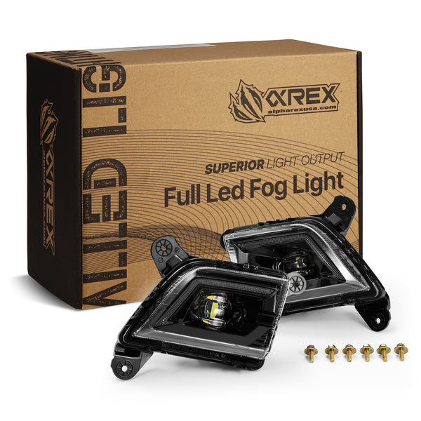 AlphaRex DoubleTap Dual Color LED Projector Fog Lights - 210017