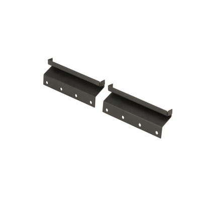 Carr Gutter-less Mount Kit; XP3 Black Powder Coat Light Bar Mounting Kit (220541)